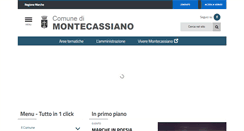 Desktop Screenshot of comune.montecassiano.mc.it